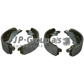 Комплект тормозных колодок задний для AUDI 80, 90, A2 / SKODA FABIA, FELICIA / VW CADDY, FOX, GOLF, LUPO, PASSAT, POLO, VENTO <b>JP GROUP 1163900210</b>