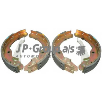 Комплект тормозных колодок задний для SKODA OCTAVIA(1U2,1U5), ROOMSTER(5J) / VW CADDY(9K9A,9K9B) <b>JP GROUP 1163900310</b>