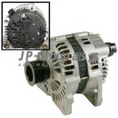 Генератор 70А для AUDI A3 / SKODA FELICIA, OCTAVIA / VW CADDY, GOLF, LUPO, NEW BEETLE, PASSAT, POLO, TRANSPORTER, VENTO <b>JP GROUP JP Group 1190100100</b>