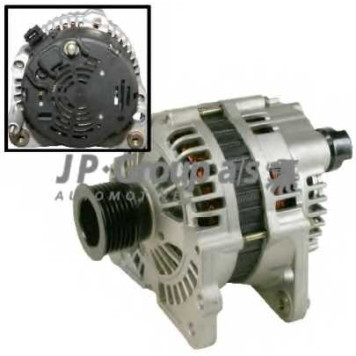 Генератор 70А для AUDI A3 / SKODA FELICIA, OCTAVIA / VW CADDY, GOLF, LUPO, NEW BEETLE, PASSAT, POLO, TRANSPORTER, VENTO <b>JP GROUP JP Group 1190100100</b>