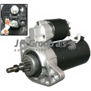 Стартер 1,8кВт для VW CORRADO, GOLF, PASSAT, TRANSPORTER, VENTO <b>JP GROUP JP Group 1190300400</b>