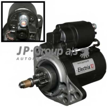 Стартер 0,9кВт для AUDI A3 / FORD GALAXY / SKODA OCTAVIA / VW CADDY, CORRADO, GOLF, PASSAT, POLO, SHARAN, VENTO <b>JP GROUP JP Group 1190300700</b>
