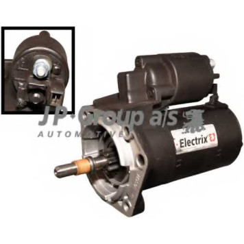 Стартер 0,9кВт для VW CADDY(9K9A,9K9B,9U7), GOLF(1H1,1H5), LUPO(6E1,6X1), POLO(6KV2,6KV5,6N1,6N2,6NF), VENTO(1H2) <b>JP GROUP JP Group 1190301600</b>