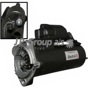 Стартер 2кВт для AUDI A4(8HE, B6, B7,8EC,8ED,8H7), A6(C6,4F2,4F5) / SKODA SUPERB(3U4) <b>JP GROUP JP Group 1190305100</b>