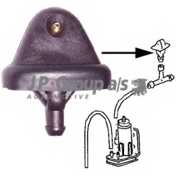 Распылитель стеклоочистителя JP GROUP 1198700100