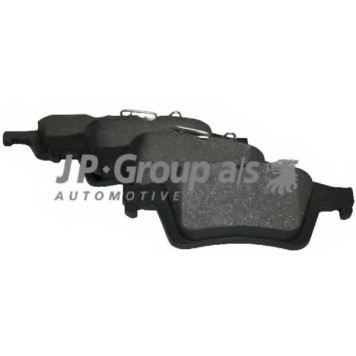 Колодки тормозные дисковые задний для CITROEN C5, EVASION / FORD C-MAX, FOCUS, TOURNEO CONNECT, TRANSIT CONNECT / MAZDA 3, 5 / OPEL GT, SIGNUM, VECTRA / RENAULT LAGUNA / SAAB 9-3, 9-3X / VOLVO C30, C70, S40, V40, V50 <b>JP GROUP 1263700610</b>