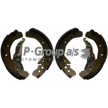Комплект тормозных колодок задний для OPEL ASTRA, COMBO, VECTRA, ZAFIRA <b>JP GROUP 1263900410</b>