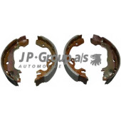 Комплект тормозных колодок задний для FORD FOCUS(DA#,DAW,DBW,DFW,DNW) <b>JP GROUP 1563900610</b>