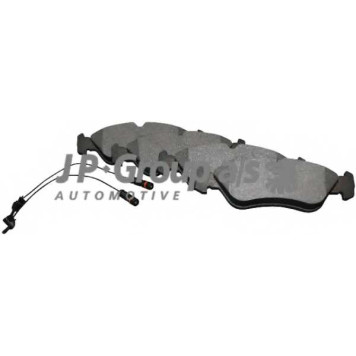 Колодки тормозные дисковые задний для MERCEDES SPRINTER(901, 902, 903) / VW LT(2, 2DA, 2DB, 2DC, 2DD, 2DE, 2DF, 2DH, 2DK) <b>JP GROUP 1163705510</b>