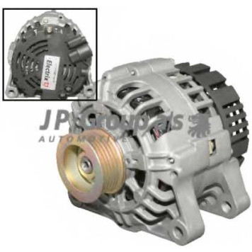 Генератор 80А для CITROEN BERLINGO, C5, C8, XSARA / FIAT QUBO, ULYSSE / LANCIA PHEDRA / PEUGEOT 206, 307, PARTNER <b>JP GROUP JP Group 4190100900</b>