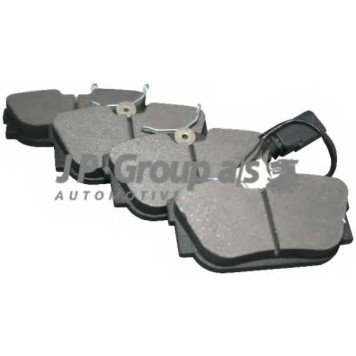 Колодки тормозные дисковые задний для FORD GALAXY(WGR) / VW SHARAN(7M6, 7M8, 7M9), TRANSPORTER(70XA, 70XB, 70XC, 70XD, 7DB, 7DK, 7DW) <b>JP GROUP 1163706010</b>