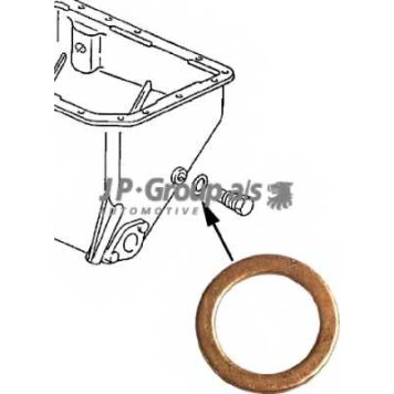 Уплотнительное кольцо JP GROUP 8113850100