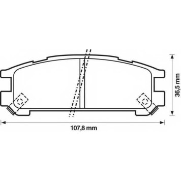 Колодки тормозные дисковые задний для SUBARU IMPREZA(GC,GF,GFC), LEGACY OUTBACK(BG), LEGACY(BC,BD,BE,BG,BH,BJF), SVX(CX) <b>JURID 572197J / 21703</b>