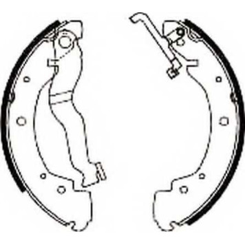 Комплект тормозных колодок задний для VW TRANSPORTER(70XA, 70XB, 70XC, 70XD, 7DB, 7DK, 7DW) <b>JURID 362019J / 362019</b>