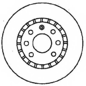 Тормозной диск JURID 561588JC