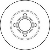 Тормозной диск JURID 561691 / 561691J