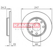 Тормозной диск KAMOKA 1031990