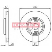 Тормозной диск KAMOKA 1032410