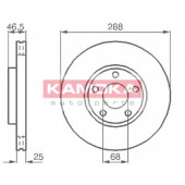 Тормозной диск KAMOKA 103640