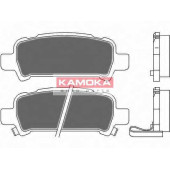 Колодки тормозные дисковые для SUBARU FORESTER(SF,SG), IMPREZA(GC,GD,GF,GG), LEGACY(B13#,BL,BP), OUTBACK(BE,BH) <b>KAMOKA JQ1012666 / 23572</b>