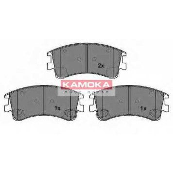 Колодки тормозные дисковые для MAZDA 6(GG,GY) <b>KAMOKA JQ1013238 / 24046</b>