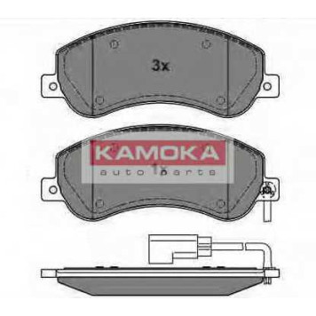 Колодки тормозные дисковые для FORD TRANSIT TOURNEO, TRANSIT <b>KAMOKA JQ1013856 / 24484</b>