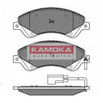 Колодки тормозные дисковые для FORD TRANSIT TOURNEO, TRANSIT <b>KAMOKA JQ1013858 / 24485</b>