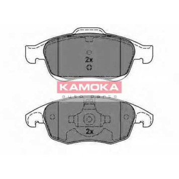 Колодки тормозные дисковые передний для CITROEN BERLINGO(B9), C4(UA#,UD#) / PEUGEOT 5008, PARTNER <b>KAMOKA JQ1013942 / 24538</b>