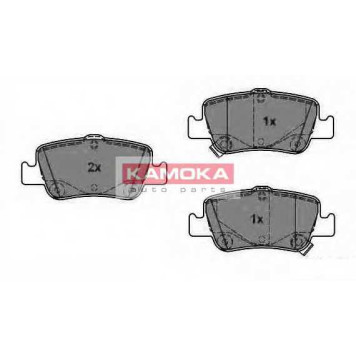 Колодки тормозные дисковые для TOYOTA AURIS(ADE15#, NDE15#, NRE15#, ZRE15#, ZZE15#) <b>KAMOKA JQ1018096 / 605604</b>