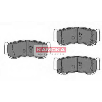 Колодки тормозные дисковые для HYUNDAI SANTA FE(CM) <b>KAMOKA JQ1013820 / 605782</b>