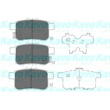 Колодки тормозные дисковые для HONDA ACCORD(CU) <b>KAVO PARTS KBP-2044</b>