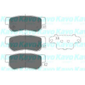 Колодки тормозные дисковые для HYUNDAI ELANTRA, GETZ, GRANDEUR, HIGHWAY, MATRIX, SANTA FE, SONATA, TRAJET, TUCSON, XG / KIA MAGENTIS, PICANTO, SPORTAGE <b>KAVO PARTS KBP-3005</b>