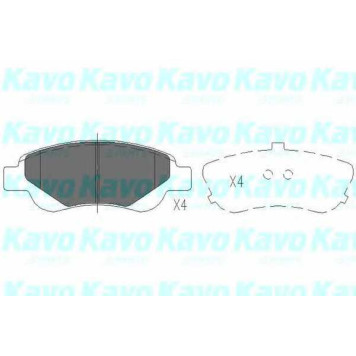 Колодки тормозные дисковые для CITROEN C1(PM#,PN#) / PEUGEOT 107 / TOYOTA AYGO(KGB1#,KGB4#,PAB4#,WNB1#) <b>KAVO PARTS KBP-9024</b>