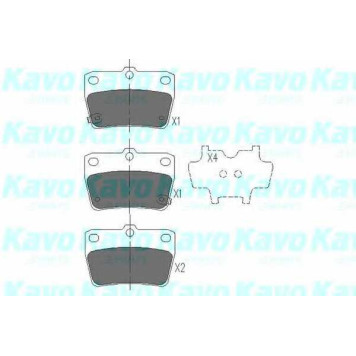 Колодки тормозные дисковые для TOYOTA RAV 4(ACA2#,CLA2#,XA2#,ZCA2#) <b>KAVO PARTS KBP-9068</b>