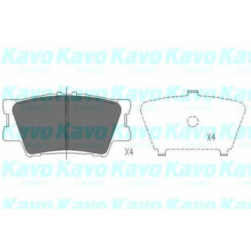 Колодки тормозные дисковые для LEXUS ES / TOYOTA CAMRY, RAV 4 <b>KAVO PARTS KBP-9086</b>