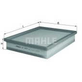 Фильтр воздушный KNECHT 70325947 / LX 1817