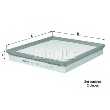 Фильтр воздушный KNECHT 70326159 / LX 1264/S