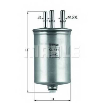 Фильтр топливный KNECHT 70350425 / KL 511