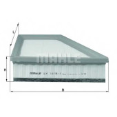 Фильтр воздушный KNECHT 70513944 / LX 1819/1