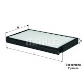 Фильтр салонный KNECHT 70560119 / LA 634/S