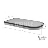 Фильтр салонный KNECHT 70566693 / LA 613/S