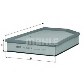 Фильтр воздушный KNECHT 70578348 / LX 1591/9