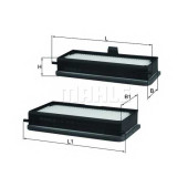 Фильтр салонный KNECHT 70602967 / LA 679/S