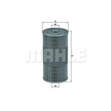 Фильтр масляный KNECHT 72002616 / OX 55D