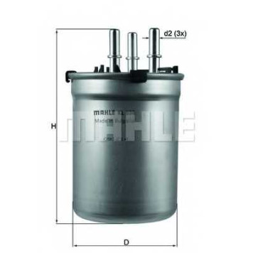 Фильтр топливный KNECHT 72350343 / KL 838