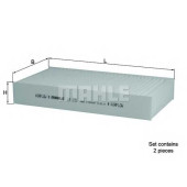 Фильтр салонный KNECHT 72352138 / LA 295/S