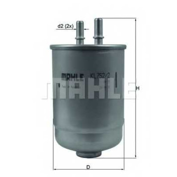 Фильтр топливный KNECHT 72375129 / KL 752/2D