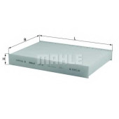 Фильтр салонный KNECHT 76417984 / LA 87