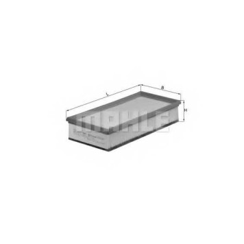 Фильтр воздушный KNECHT 76601025 / LX 1295