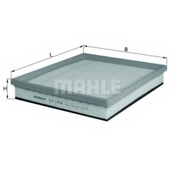 Фильтр воздушный KNECHT 76631287 / LX 1474